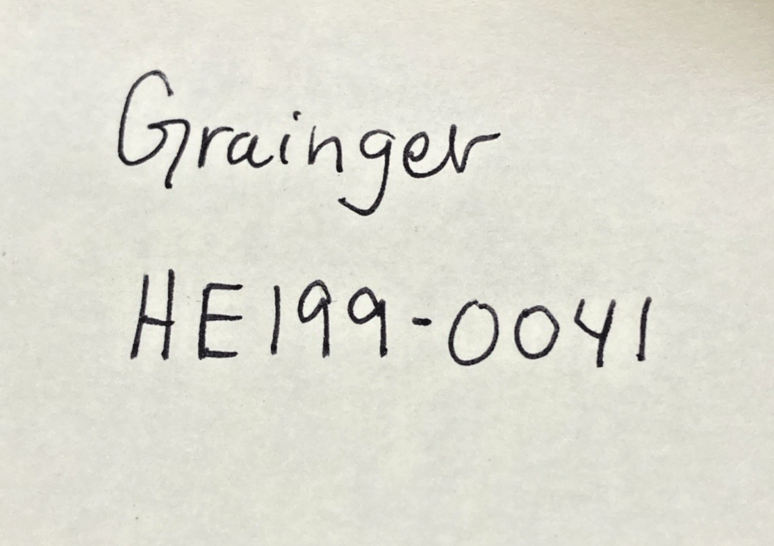 New Replaces Grainger HE199-0041 Screw Assembly