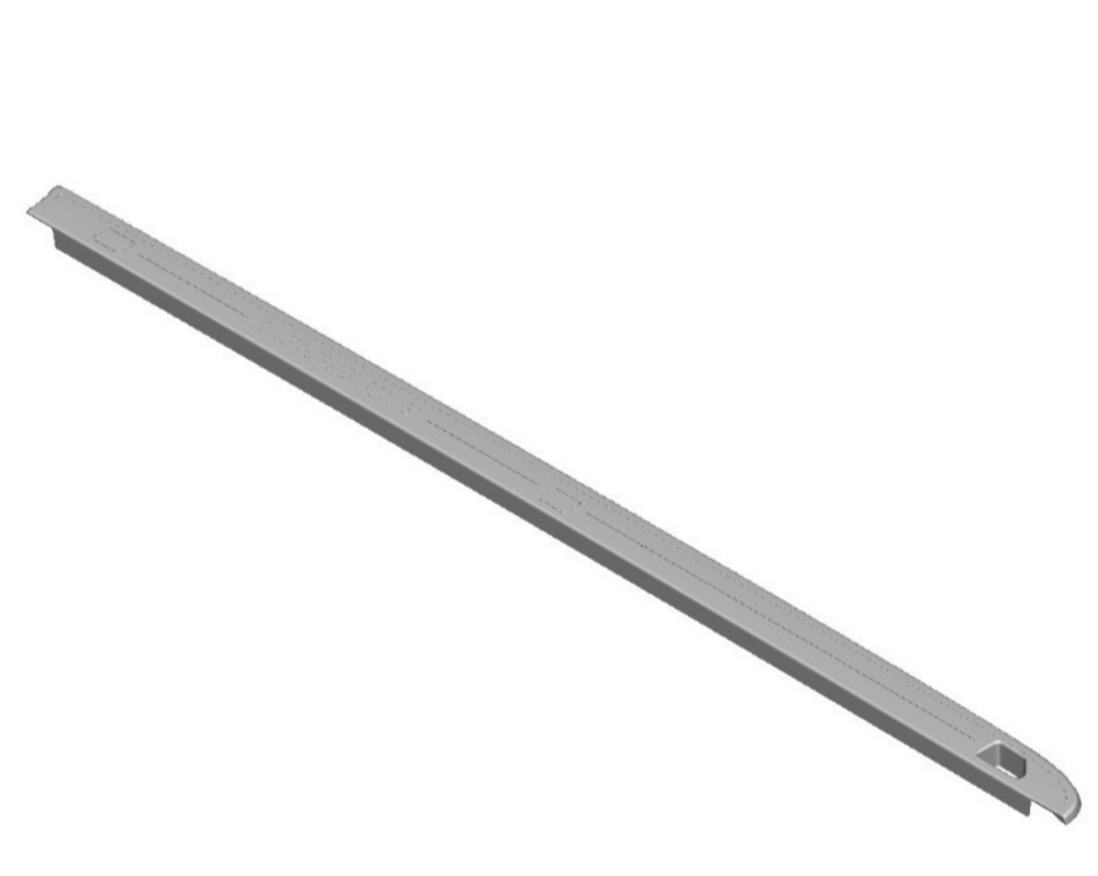 New Genuine GM 22763057 Anthracite Passenger Side Pickup Box Side Upper Molding