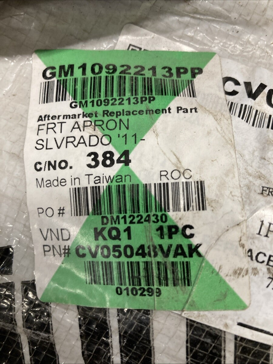 New Genuine Keystone CV0548VAK Front Bumper Lower Valance Replaces GM1092213PP