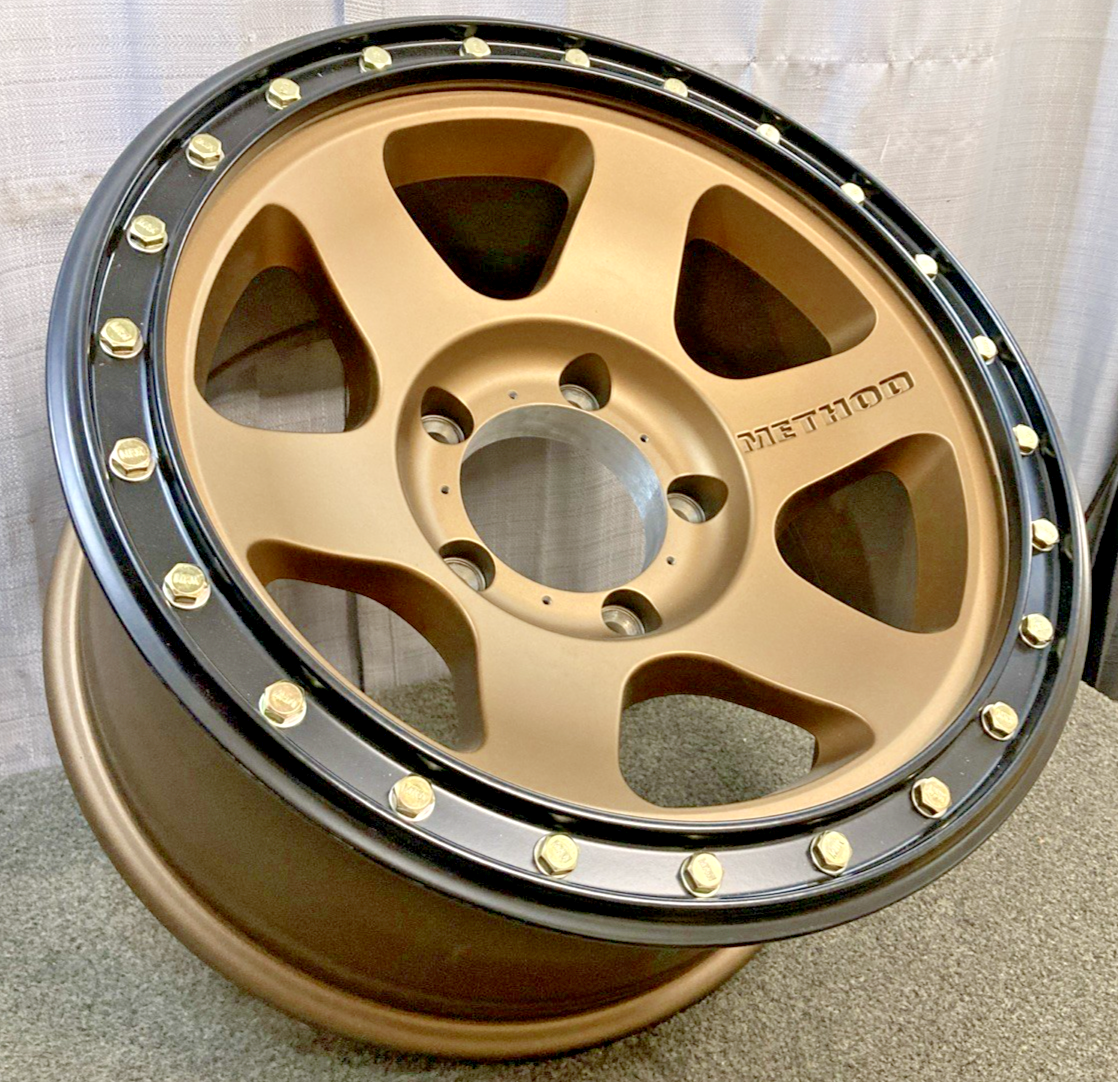 New Genuine Method Race Wheels MR31078555900 17x8.5 5x139.7 108mm Bronze/Black
