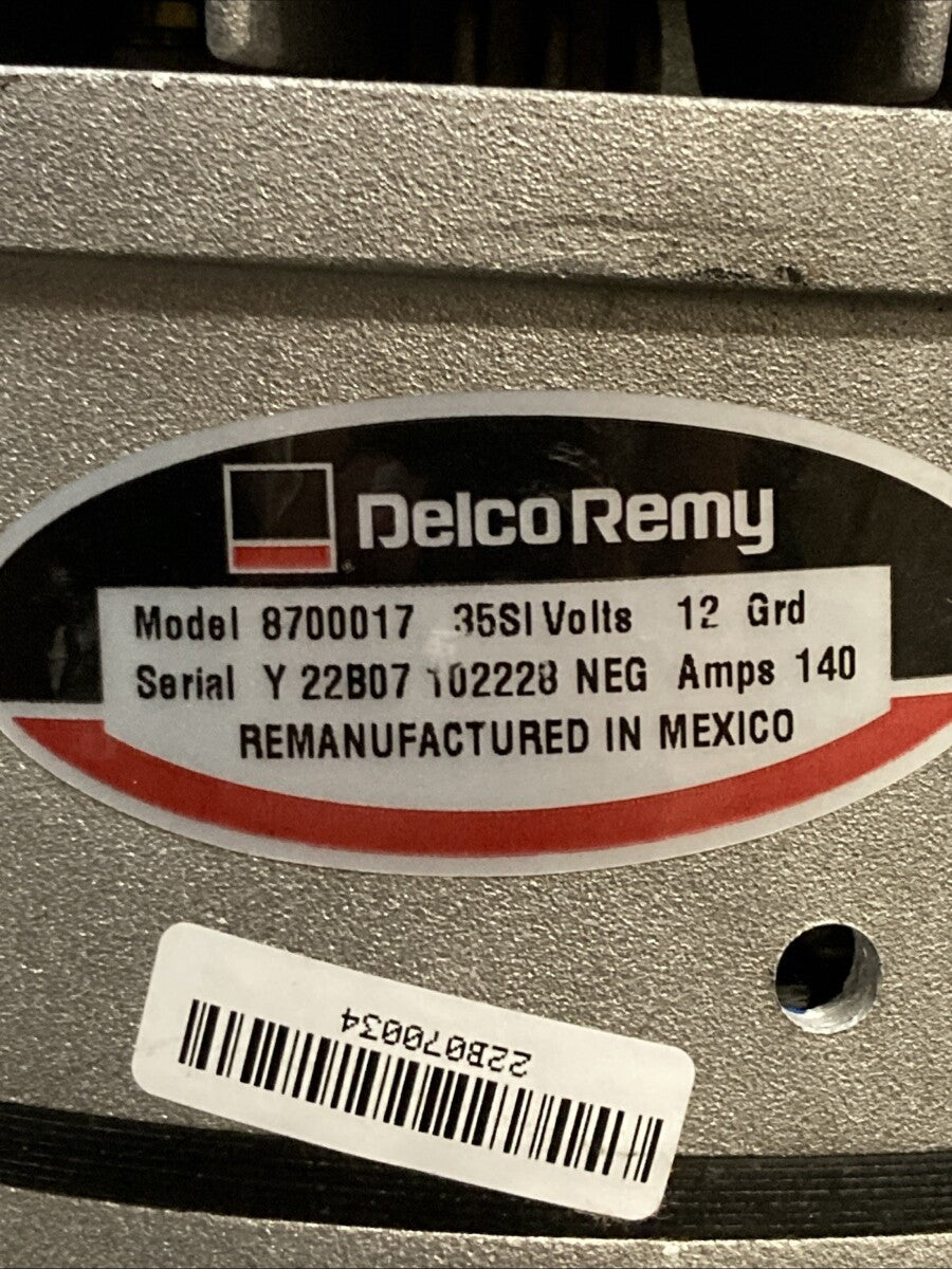 Genuine Delco Remy 22B070034 35SI Reman Alternator