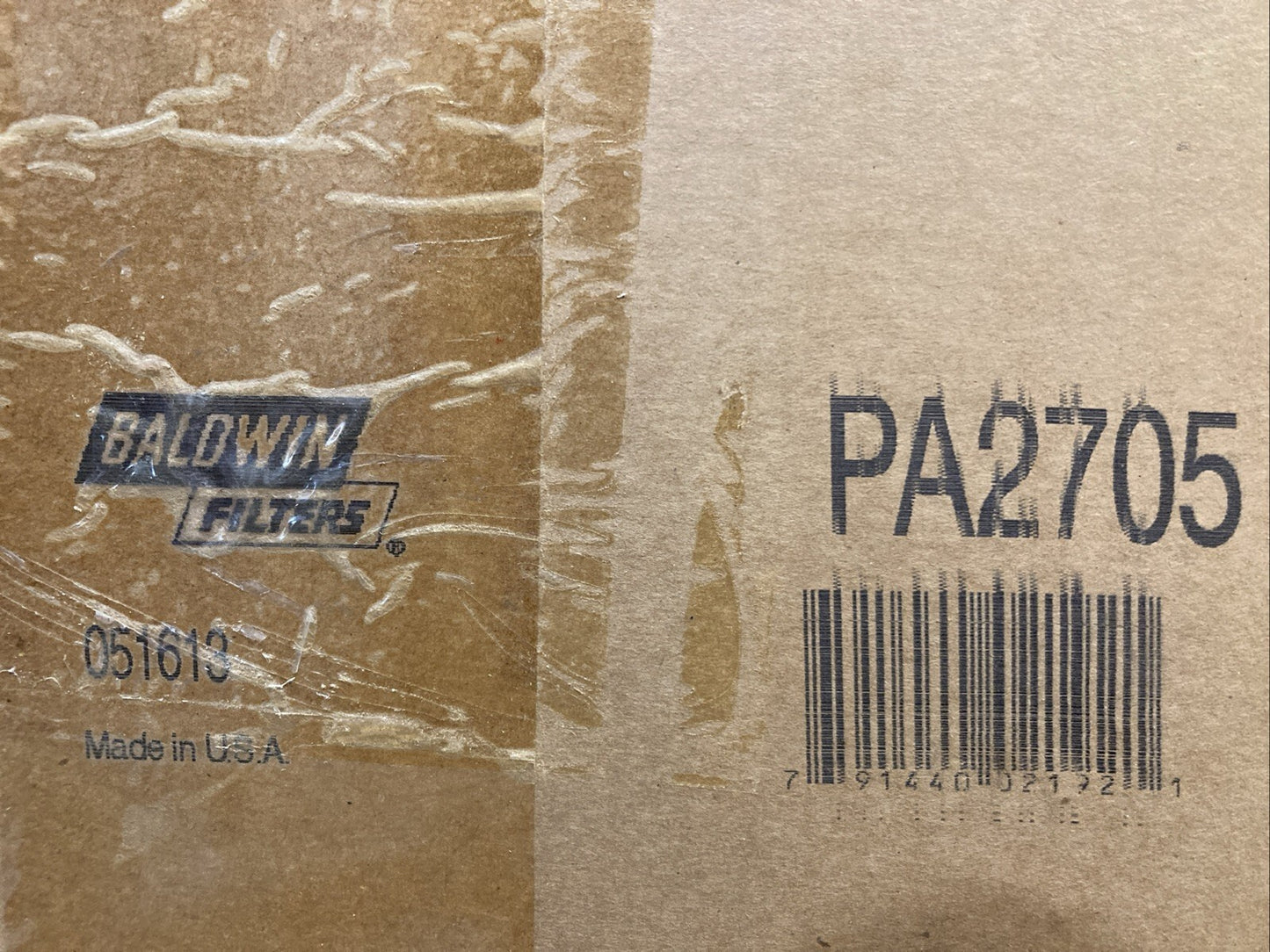 New Genuine Baldwin PA2705 Air Filter