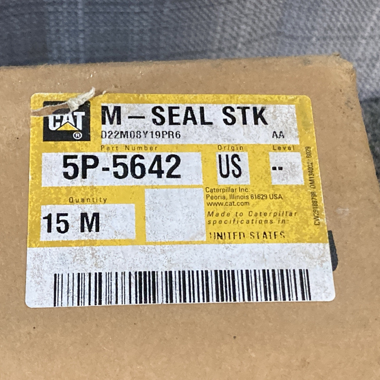 NEW GENUINE Caterpillar 5P5642 Seal 42'