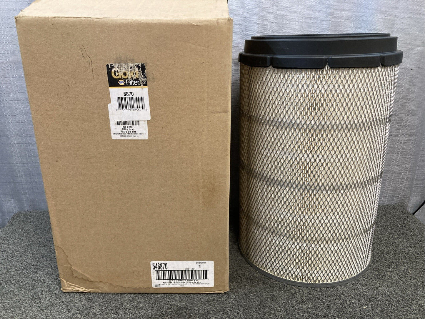 New Genuine Napa Gold 6870 Air Filter