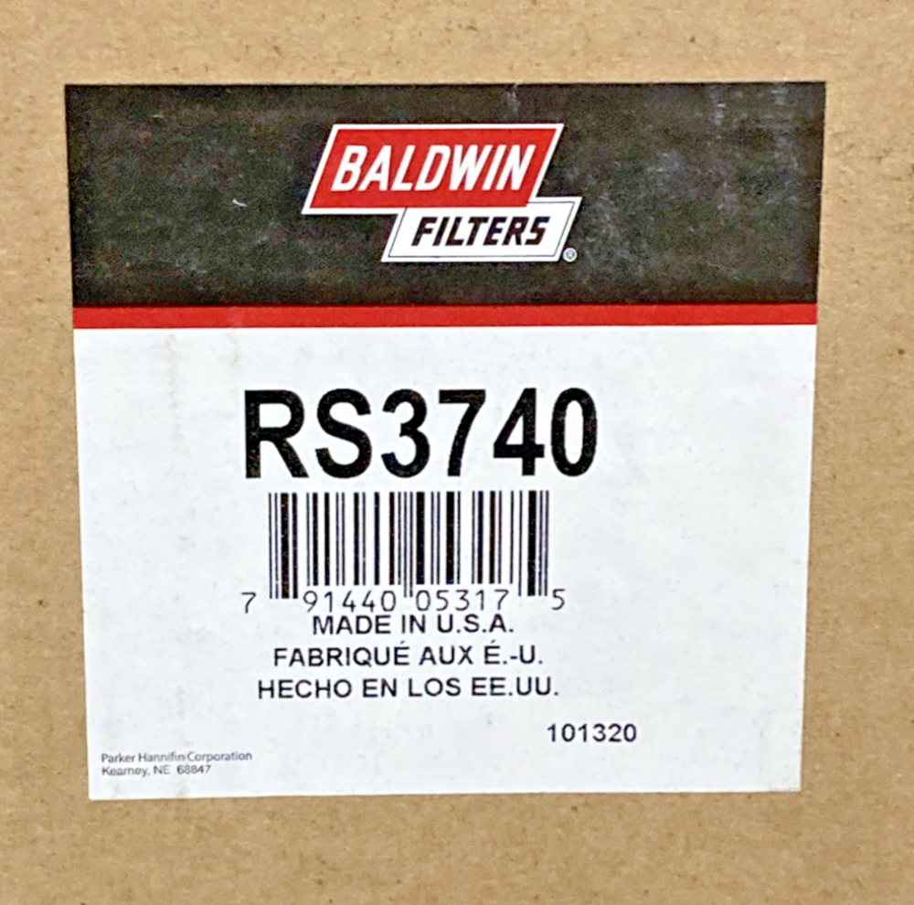 New Genuine Baldwin RS3740 Air Filter