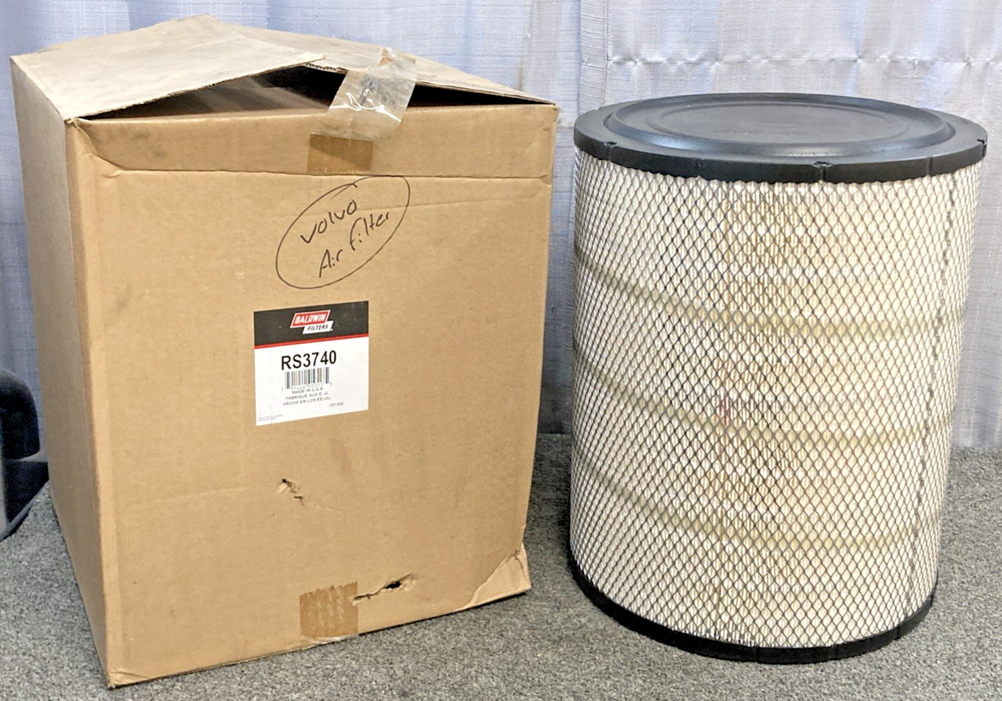 New Genuine Baldwin RS3740 Air Filter