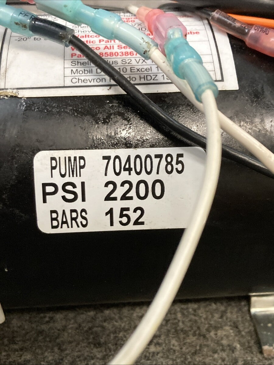 New Genuine Waltco 70400785 Hydraulic Pump, 2200 PSI