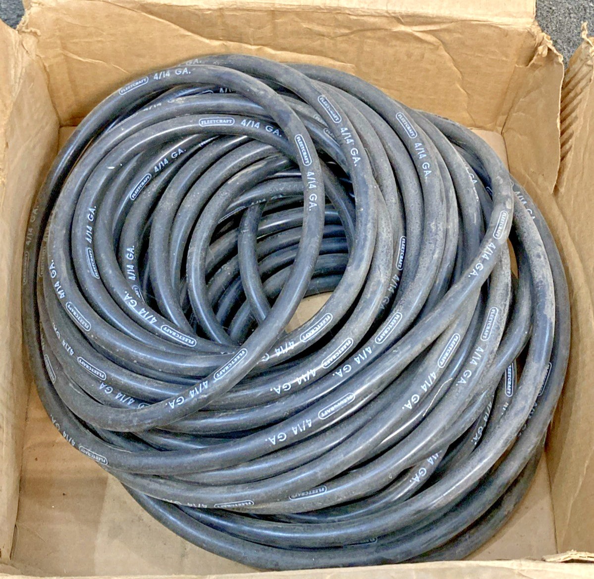 New Genuine Fleet Craft 1011861 Bulk Cable 4/14 GA 100ft