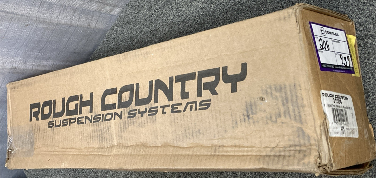 New Genuine Rough Country 31004 Track Bar, Forged, Front, 0-5" Lift
