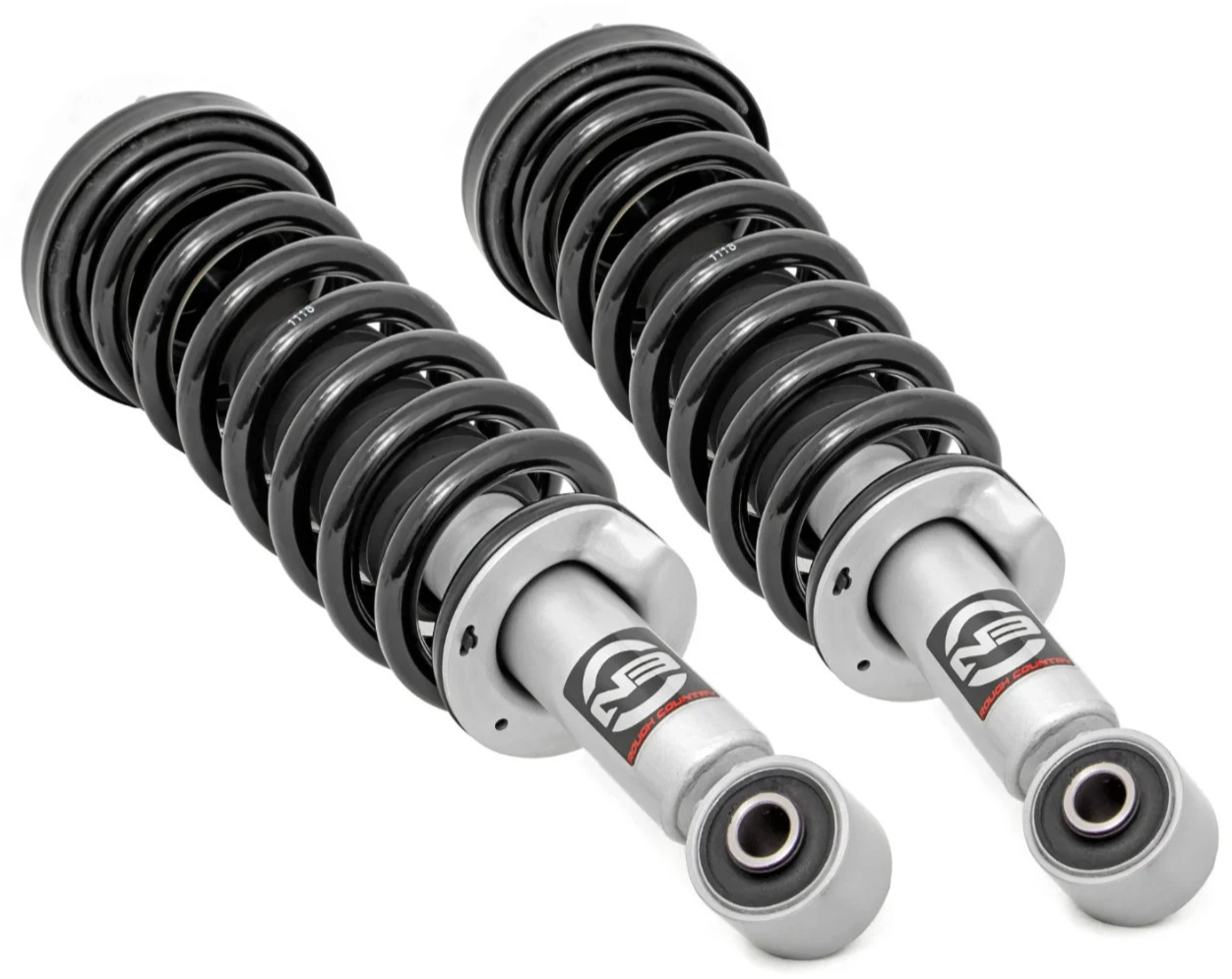 New Genuine Rough Country 501013 Loaded Strut Pair 2.5"