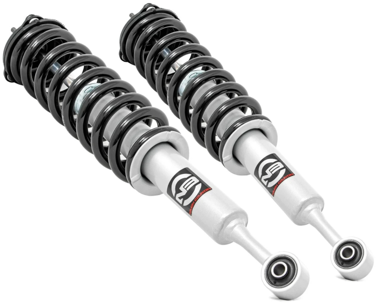 New Genuine Rough Country 501101 Loaded Strut Pair, 3" Lift
